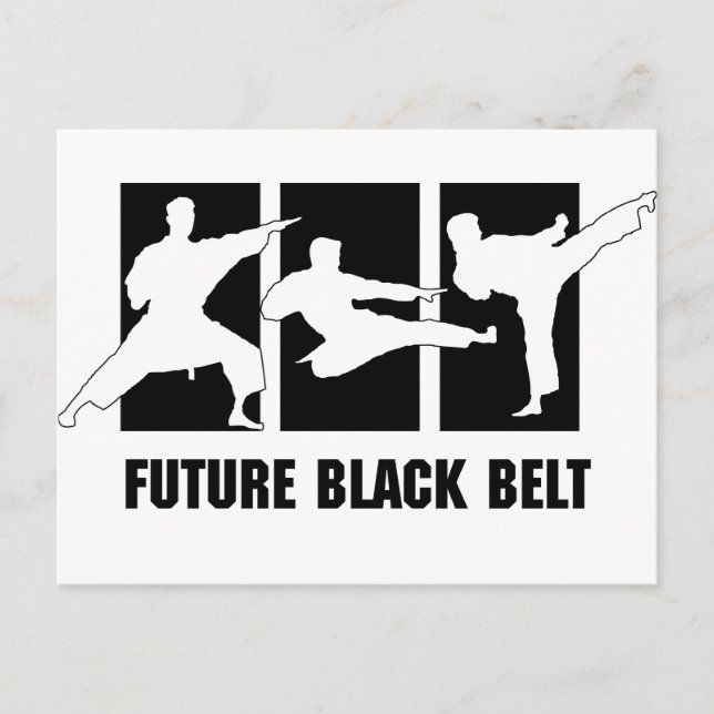 Future Black Belt Postcard (Front)