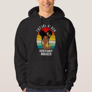 Future Black History Maker African American Girl J Hoodie