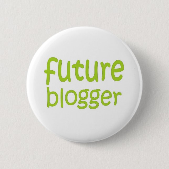 future blogger 6 cm round badge (Front)