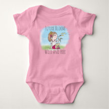 Future Bloom Baby girl bodysuit