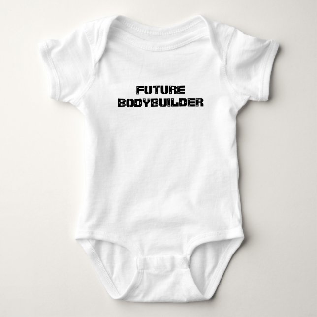 Future Bodybuilder baby tshirt (Front)