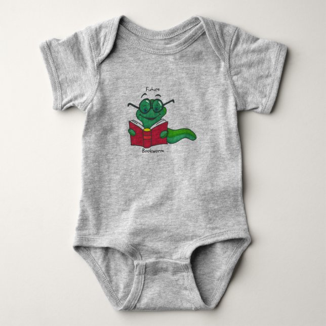Future Bookworm Baby Bodysuit (Front)