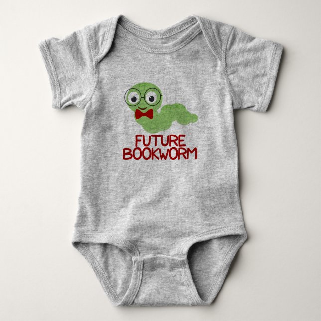 Future Bookworm Baby Bodysuit (Front)
