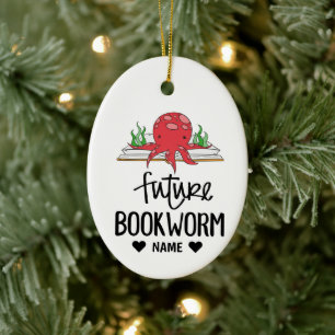 Future Bookworm Ceramic Tree Decoration