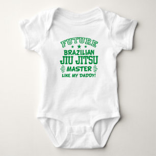 Future Brazilian Jiu Jitsu Master Like My Daddy Baby Bodysuit