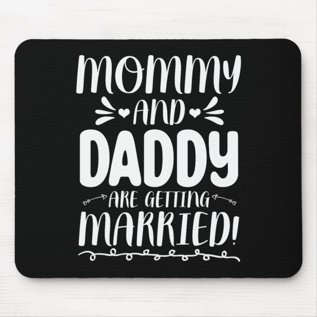 Future Bride And Groom Mum And Dad Are Getting Mar Mouse Mat (Front)