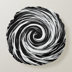 Future -Brushed Polyester Round Throw Pillow (16")