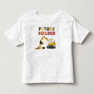 Future Builder Construction Vehicle Toddler T-Shirt