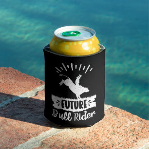 Future Bull Rider Bull Riding Rodeo Gifts Ideas Can Cooler