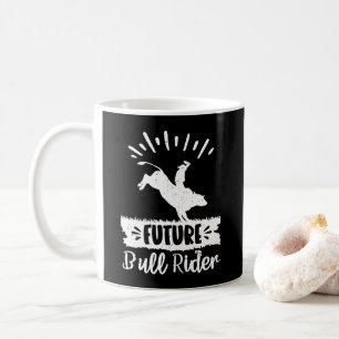 Future Bull Rider Bull Riding Rodeo Gifts Ideas Coffee Mug