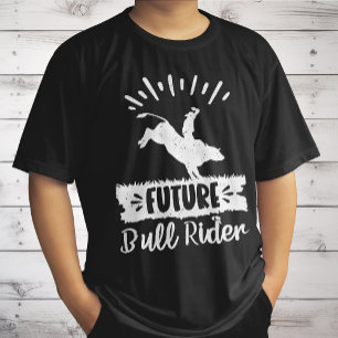Future Bull Rider Bull Riding Rodeo Gifts Ideas T-Shirt