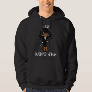 Future Business Woman Ceo Boss African American Gi Hoodie