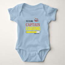 Future Captain Loading Funny Cute Personalised
