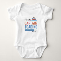 Future Captain Loading Funny Cute Personalised