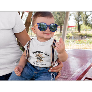 Future CEO Baby T-Shirt Funny Business Baby Outfit