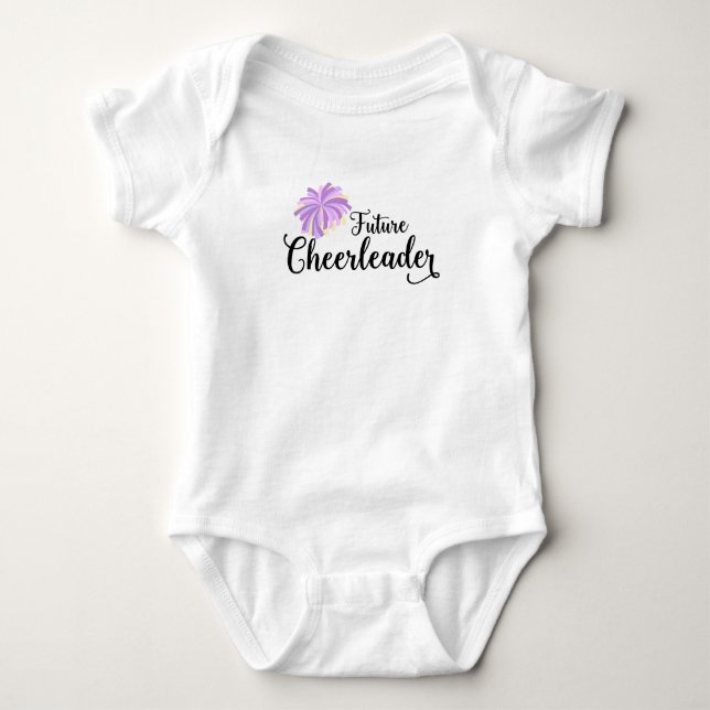 Future Cheerleader baby bodysuit (Front)