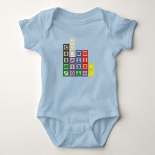 Future Chemist's Blocks Baby Bodysuit