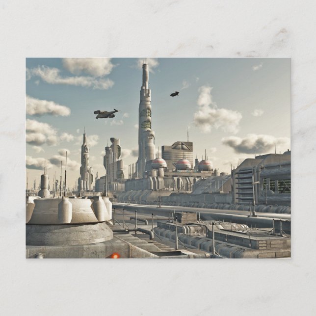 Future City Streets Postcard (Front)