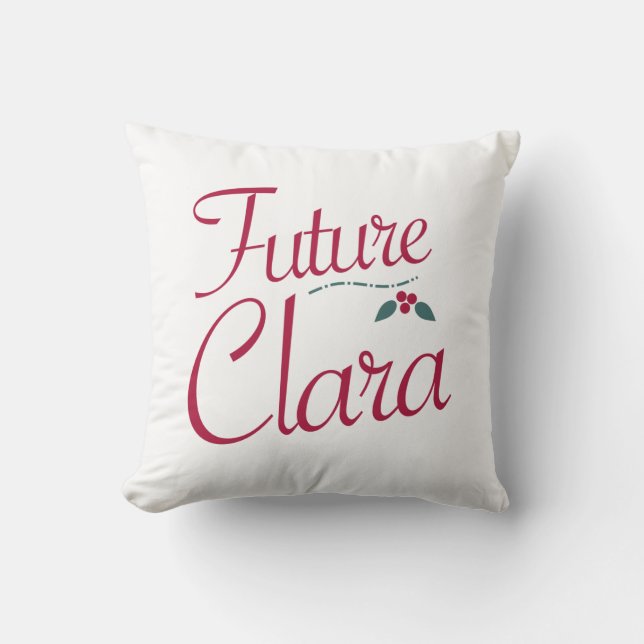 Future Clara Nutcracker Cushion (Front)