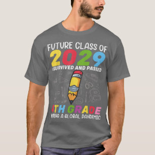 Future Class of 2029 I School Graduation I Fourth T-Shirt