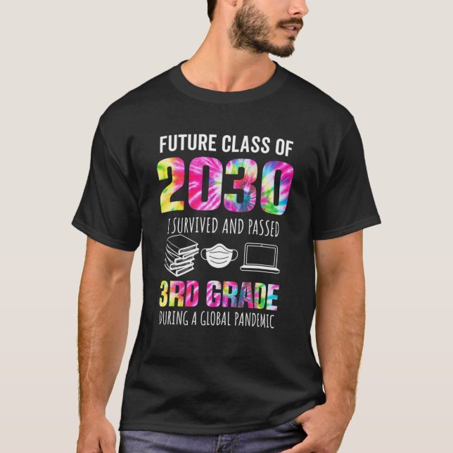 Future Class Of 2030 3Rd Grade Graduation 2021 T-Shirt (Front)
