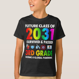Future Class Of 2031 3rd Grade Team Back To School T-Shirt