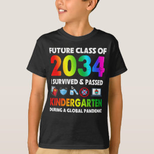Future Class Of 2034 KindergartenTeam Back To T-Shirt