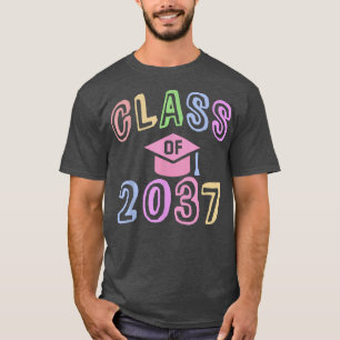 Future CLASS of 2037 Graduation Straight Outta Day T-Shirt
