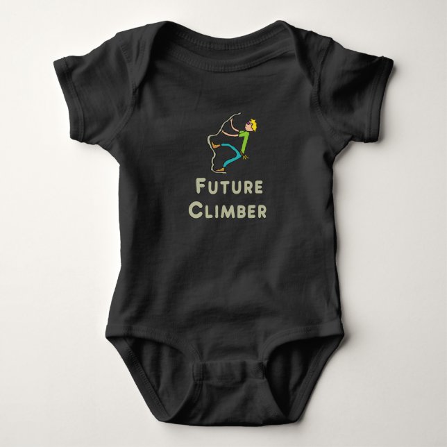 Future Climber Baby Bodysuit (Front)
