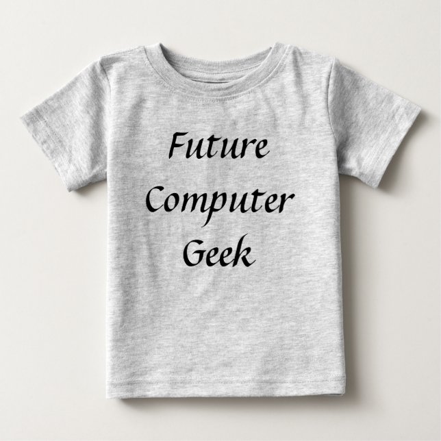 Future Computer Geek Toddler Children Science Tee (Front)