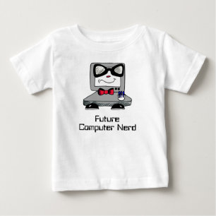 Future Computer Nerd Geek Shirt for Babies