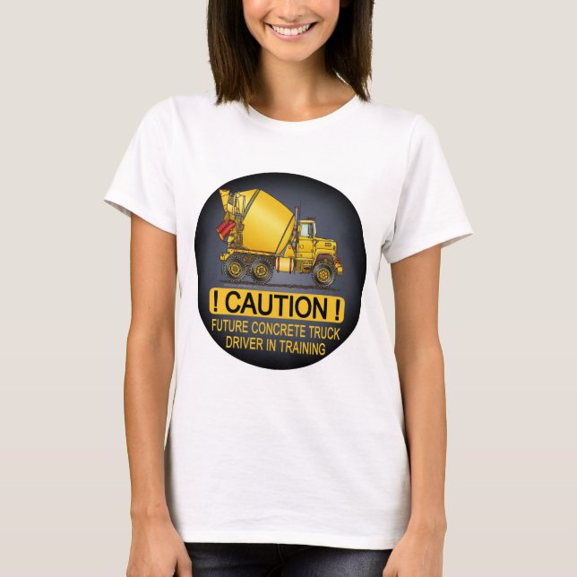 Future Concrete Truck Driver Womens T-Shirt (Front)