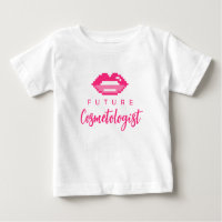 Future cosmetologist cute baby t shirt for girl