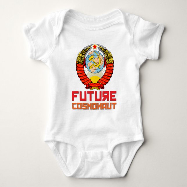 Future Cosmonaut Baby Bodysuit (Front)