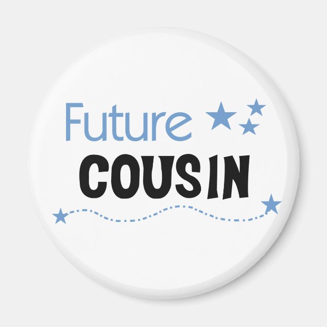 Future  Cousin Blue Magnet (Front)