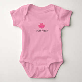 Future cowgirl baby bodysuit