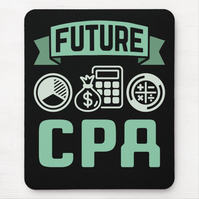 Future CPA Accountant  Mouse Mat (Front)