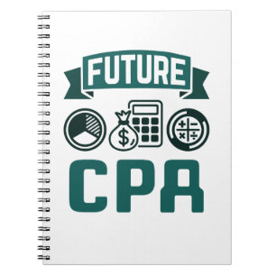 Future CPA Accounting Graduation Notebook
