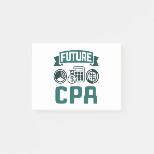 Future CPA Accounting Graduation Post-it Notes