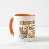 Future Crazy Cat Lady Funny Saying Design