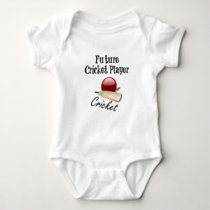 Future Cricket Player Baby Bodysuit