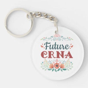 Future CRNA Nurse Anaesthetist Anaesthesiologist Key Ring