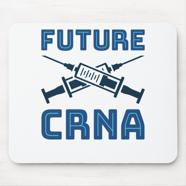 Future CRNA Nurse Anesthetist Mouse Mat (Front)