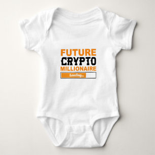 Future Crypto Millionaire Loading Baby Bodysuit