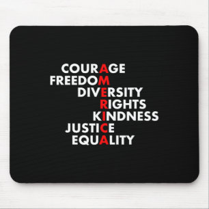 Future Culture Apparel Uni Adults Black Anti Trump Mouse Mat