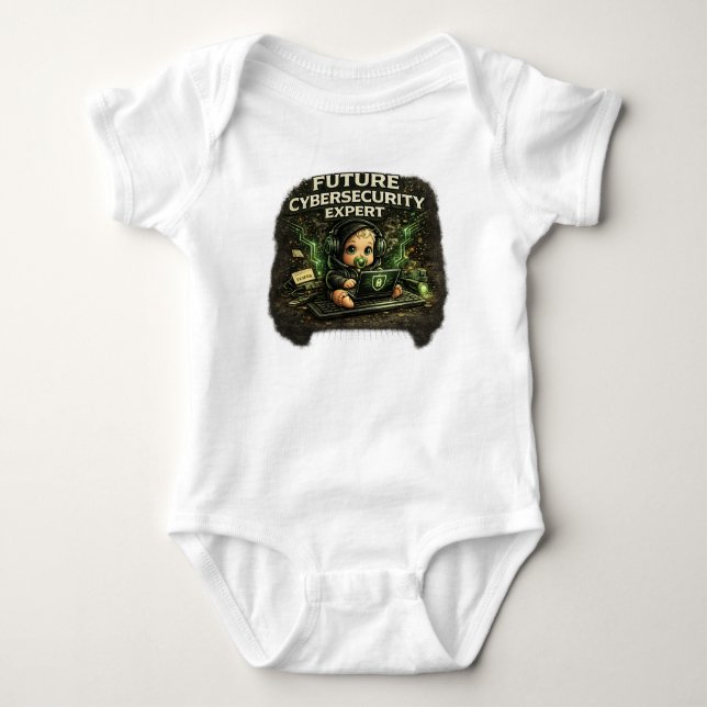 Future Cybersecurity Expert Baby Bodysuit (Front)