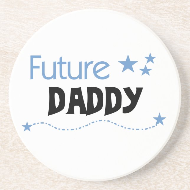 Future Daddy Gifts Coaster (Front)