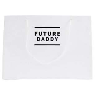 Future daddy large gift bag