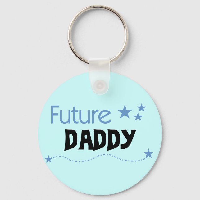 Future Daddy Tshirts and Gifts Key Ring (Front)