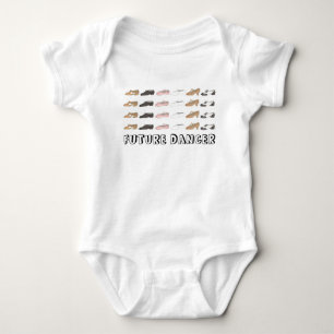 Future Dancer Ballet Tap Jazz Shoes Dance Gift Baby Bodysuit